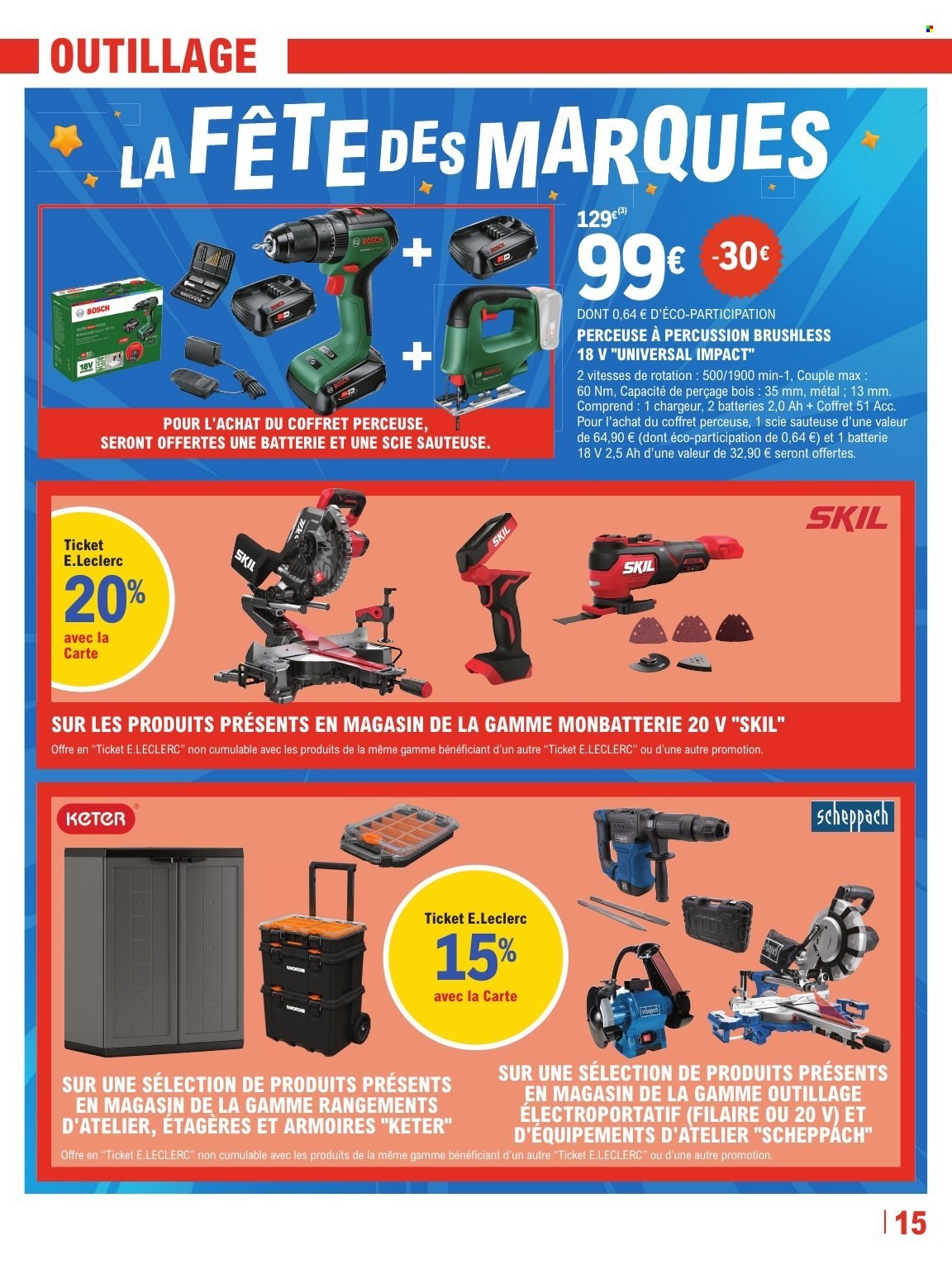 Catalogue E.Leclerc - 27/10/2026 - 14/11/2026. Page 15