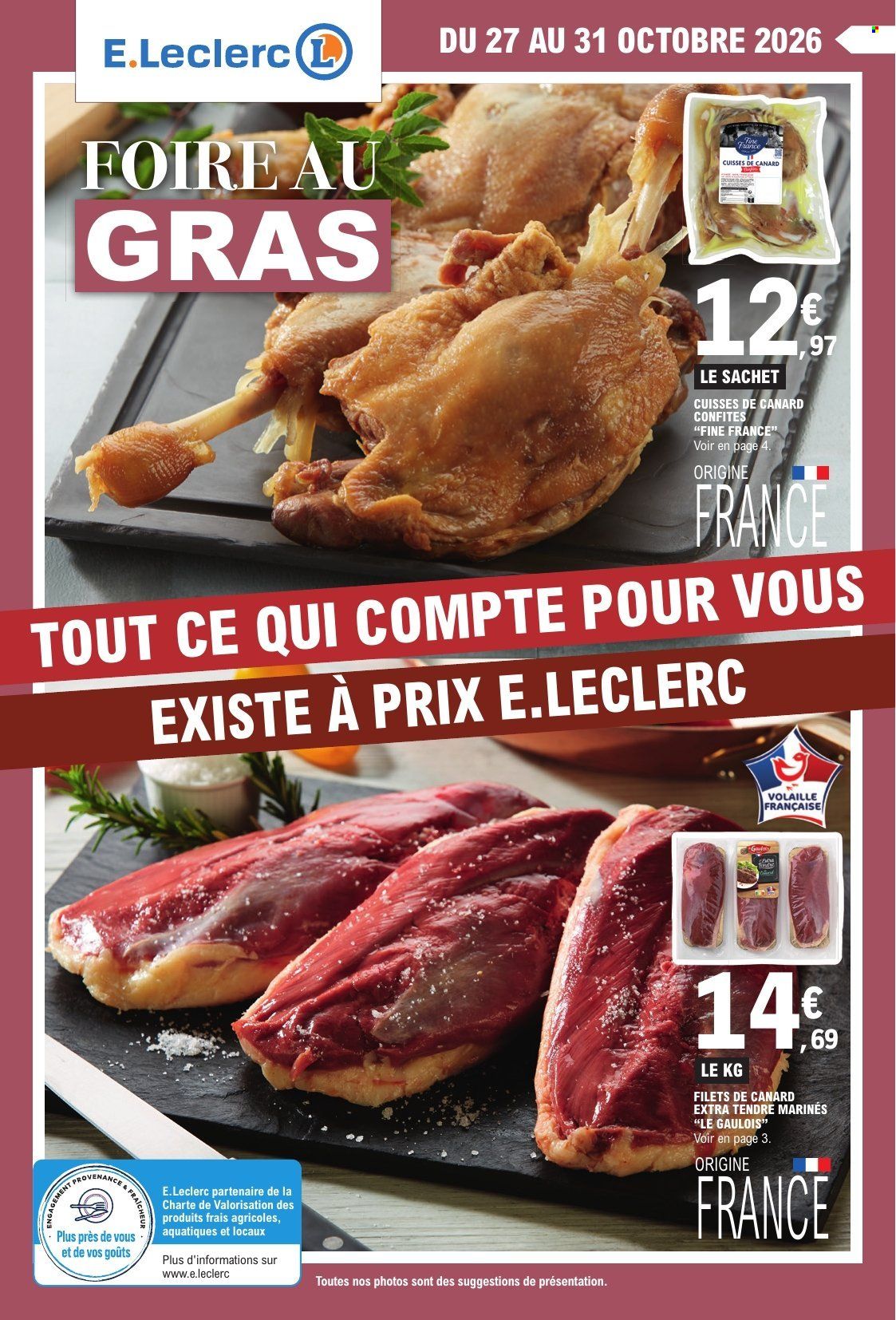 Catalogue E.Leclerc - 27/10/2026 - 31/10/2026. Page 1