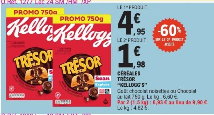 Céréales Trésor Kellogg's