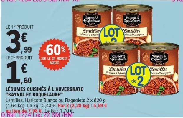 LÉGUMES CUISINÉS À L'AUVERGNATE “RAYNAL ET ROQUELAURE”