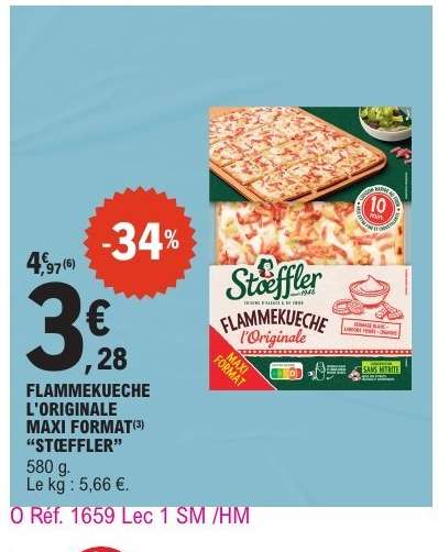 FLAMMEKUECHE L'ORIGINALE MAXI FORMAT "STŒFFLER"