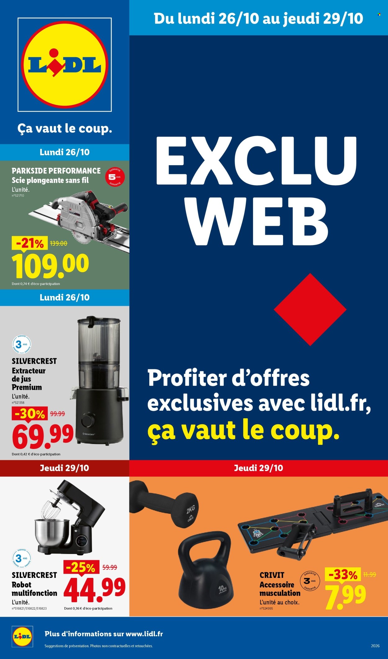 Catalogue Lidl - 26/10/2026 - 29/10/2026. Page 1