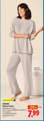 ESMARA Pyjama femme