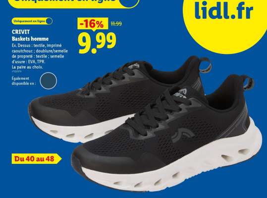 CRIVIT Baskets homme