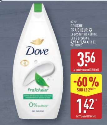 DOVE DOUCHE FRAÎCHEUR