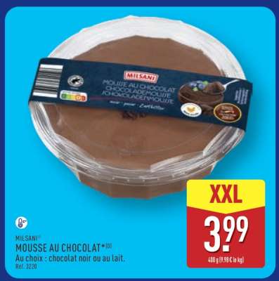 MILSANI MOUSSE AU CHOCOLAT