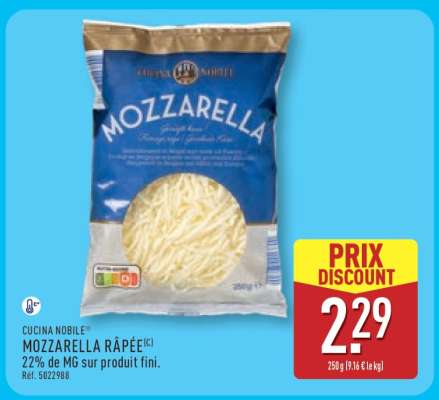 Mozzarella râpée