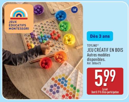 TOYLINO® JEU CRÉATIF EN BOIS