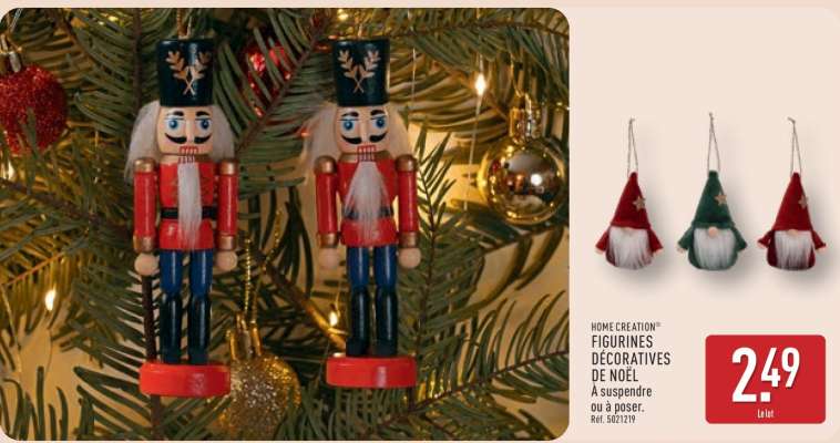 FIGURINES DÉCORATIVES DE NOËL