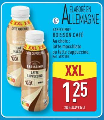 BARISSIMO BOISSON CAFÉ