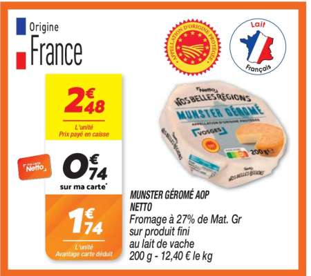 Munster Géromé AOP