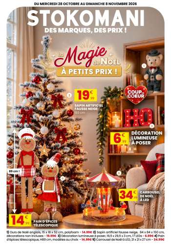 Catalogue Stokomani - 28/10/2026 - 08/11/2026.