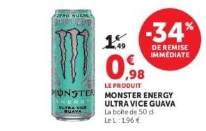 MONSTER ENERGY ULTRA VICE GUAVA