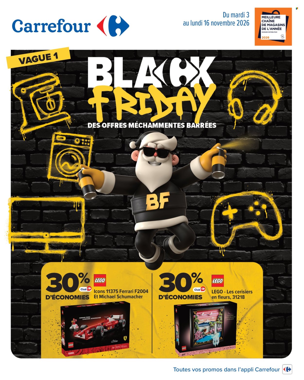 Catalogue Carrefour Hypermarchés - 03/11/2026 - 16/11/2026. Page 1