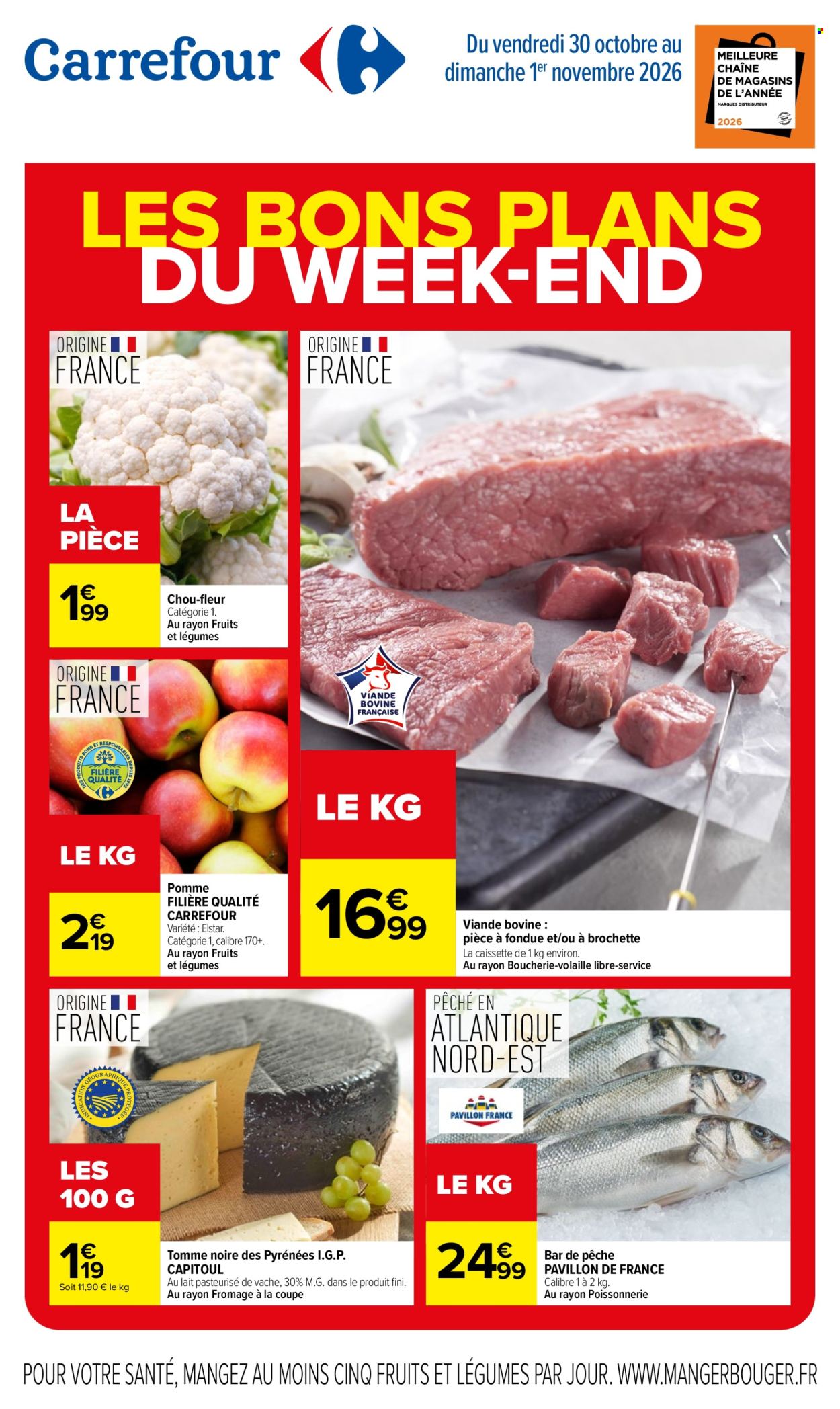 Catalogue Carrefour Hypermarchés - 30/10/2026 - 01/11/2026. Page 1