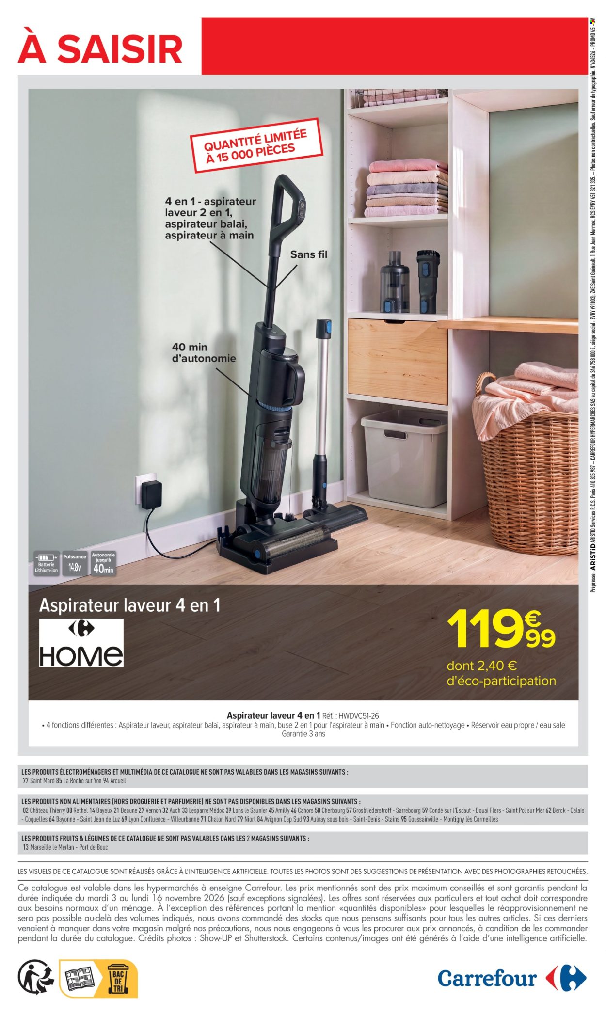 Catalogue Carrefour Hypermarchés - 03/11/2026 - 16/11/2026. Page 2