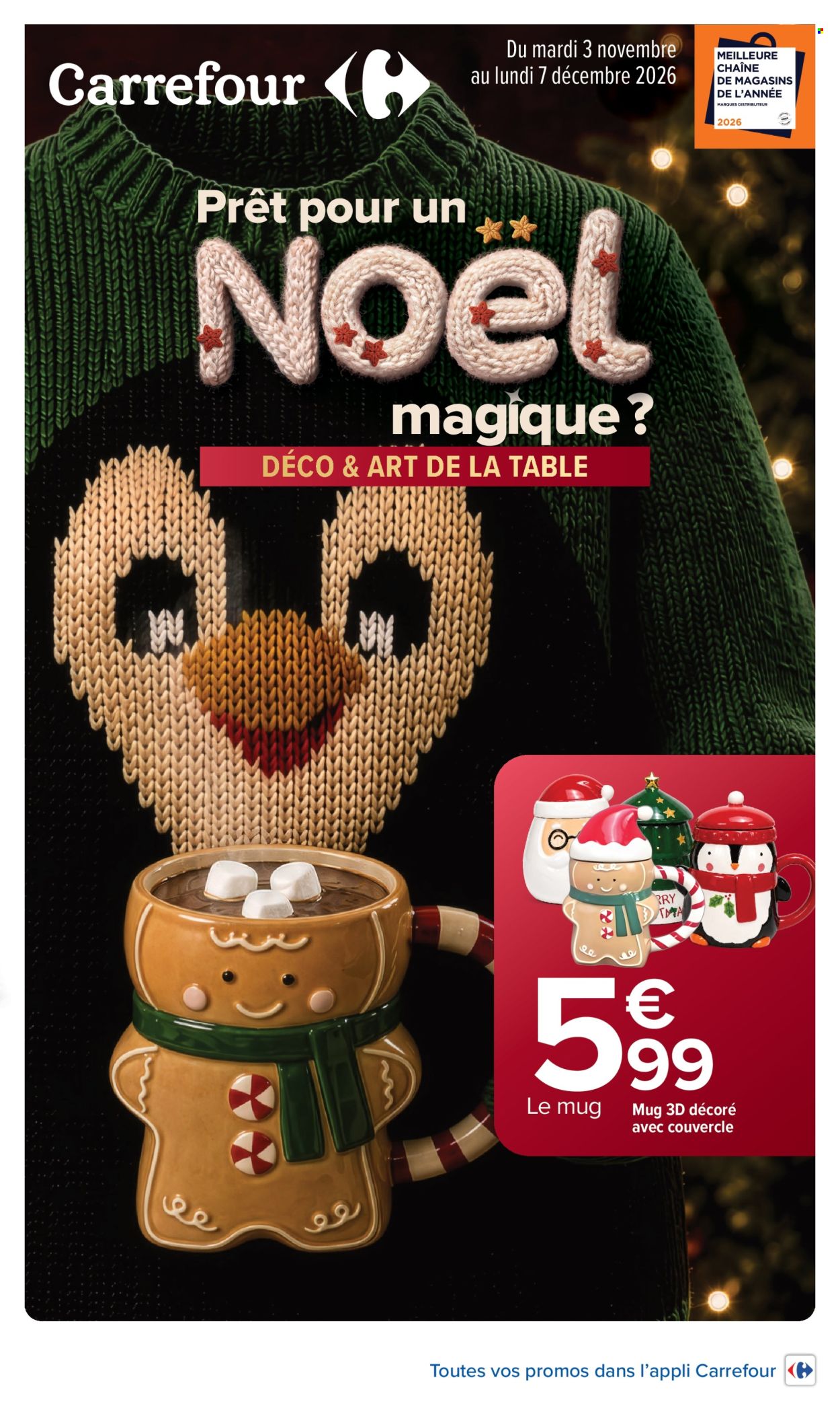 Catalogue Carrefour Hypermarchés - 03/11/2026 - 07/12/2026. Page 1
