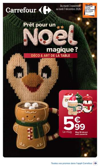 Catalogue Carrefour Hypermarchés - 03/11/2026 - 07/12/2026.