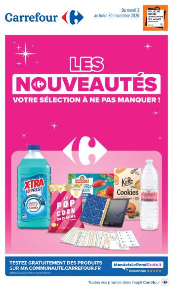 Catalogue Carrefour Hypermarchés - 03/11/2026 - 20/11/2026.