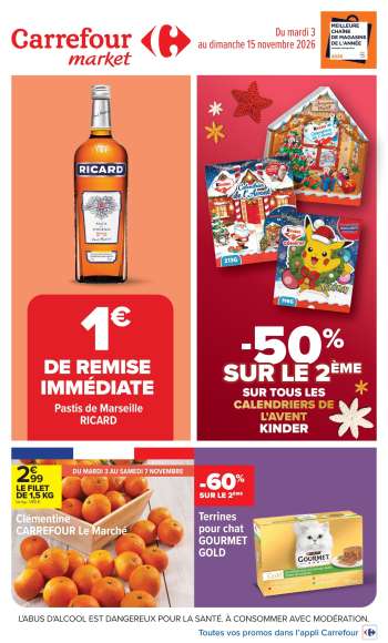 Catalogue Carrefour Market - 03/11/2026 - 15/11/2026.