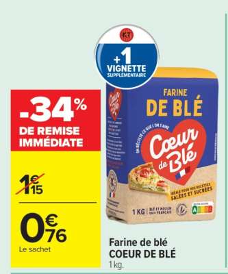 Farine de Blé Cœur de Blé