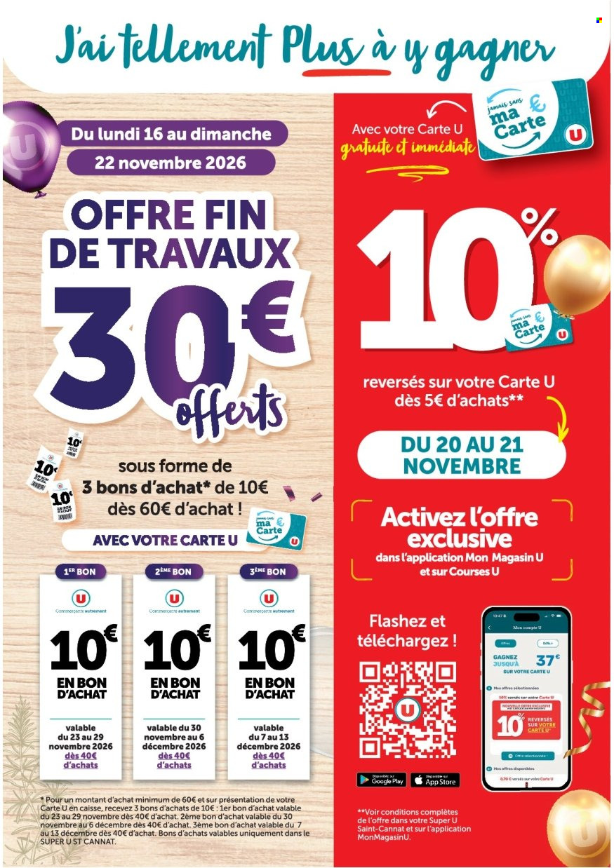 Catalogue SUPER U - 04/11/2026 - 22/11/2026. Page 5